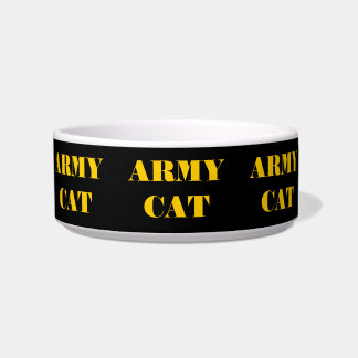 Écuelle Pet Bowl Army Cat