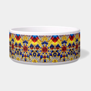 Écuelle Pet Bowl avec des couleurs roumaines Conception ab