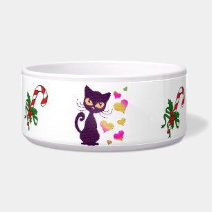 Écuelle Pet Bowl, bol de chat animal de compagnie noël
