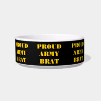 Pet Bowl Fier Brat de l'armée