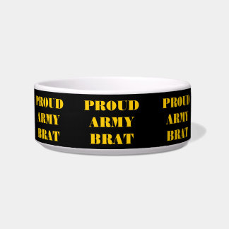 Écuelle Pet Bowl Fier Brat de l'armée