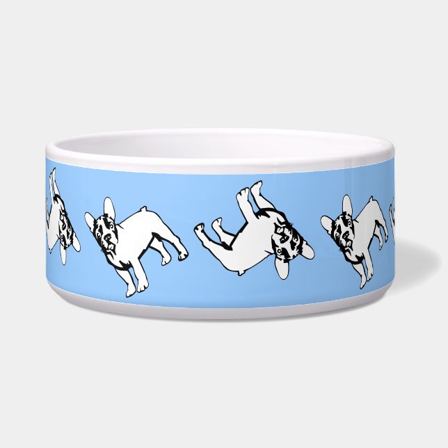 Écuelle Pet Bowl French Bulldog noir (Gauche)