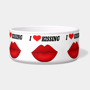 Écuelle Pet Bowl I Love Kissing