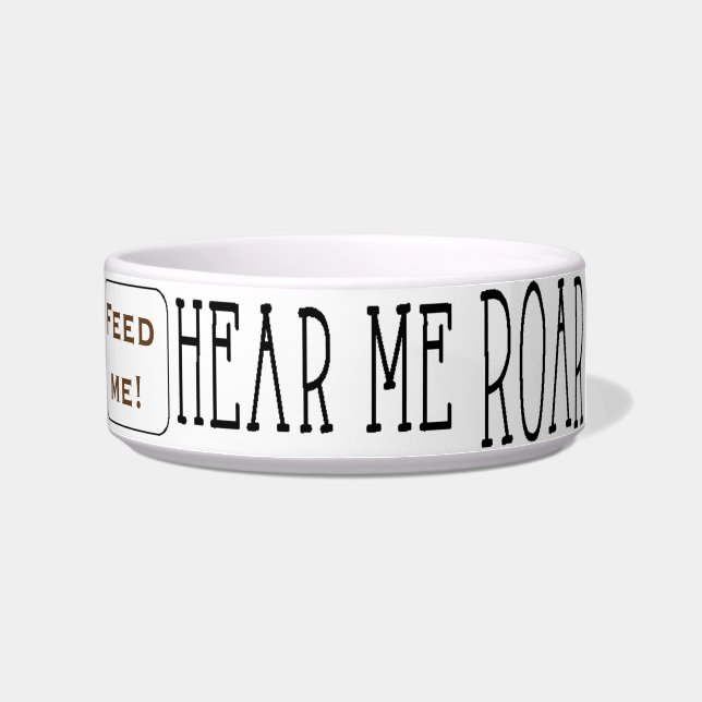 Écuelle Pet DOG Medium Bowl "I am Dog Hear me Roar" (Droite)
