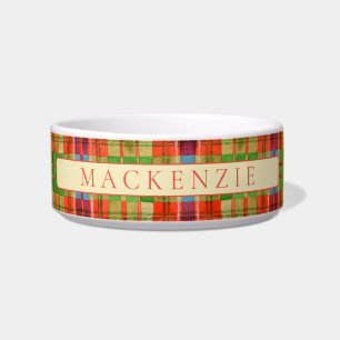 Écuelle PET LOVE Céramique Pet Bowl / Mac Rae Tartan