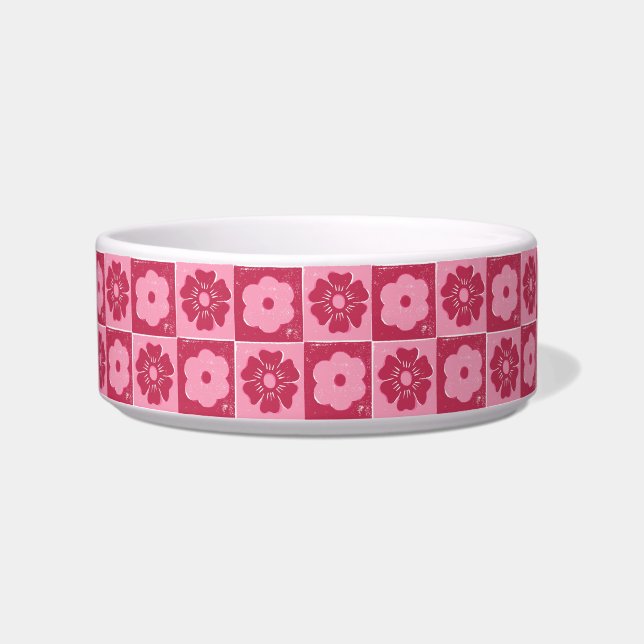 Écuelle Pétales dans le silence 02. Motif floral. (Devant)