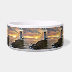 Écuelle Phare au coucher du soleil