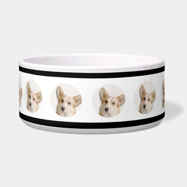 Écuelle Photo Dog Bowl - Custom made with Image (Devant)