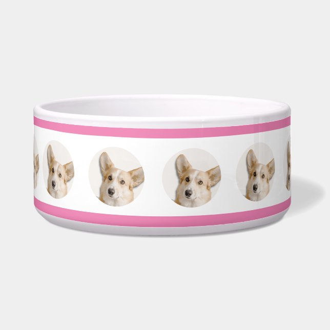 Écuelle Photo Dog Bowl - Custom made with Image (Devant)