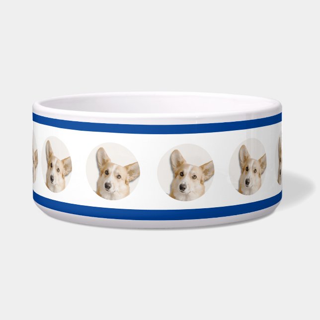 Écuelle Photo Dog Bowl - Custom made with Image (Devant)