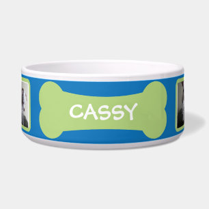 Écuelle Photo d'os de chien Personnalisé Pet Bowl