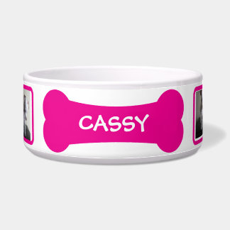 Écuelle Photo d'os de chien Personnalisé Pet Bowl