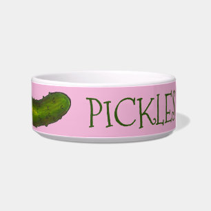 Écuelle Pickles Chien Green Dill Pickle rose personnalisé