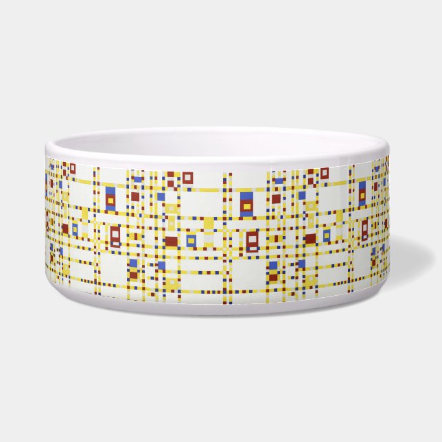 Écuelle Piet Mondrian Broadway Boogie Woogie Art Abstrait (Devant)