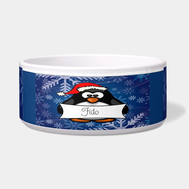 Écuelle Pingouin de Noël (Devant)