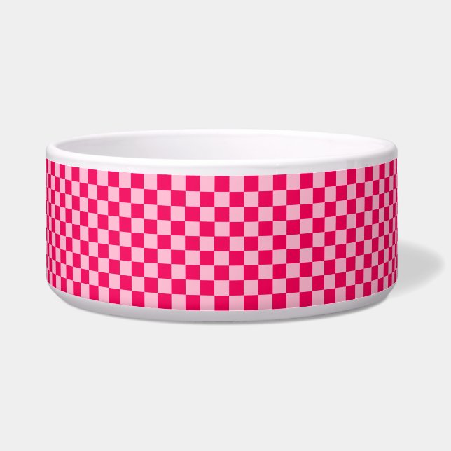 Écuelle Pink Combination Classic Checkerboard par STaylor (Devant)