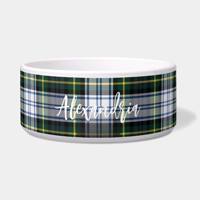Écuelle Plaid Personnalisé Tartan Rustique Clan Gordon (Devant)