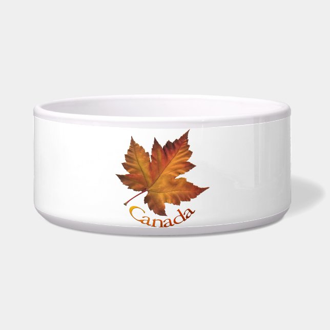 Écuelle Plat à chien Canada feuille d'érable Canada Souven (Devant)