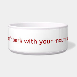 Écuelle Plat d'aliments pour chiens