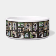 Plat de chien en céramique