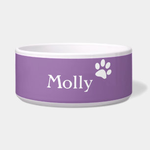 Écuelle Plat de chien personnalisé par   de pourpre