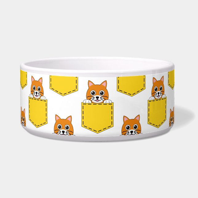 Écuelle Pocket Pet Cat Motif (Devant)