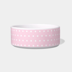 Écuelle Point de polka rose