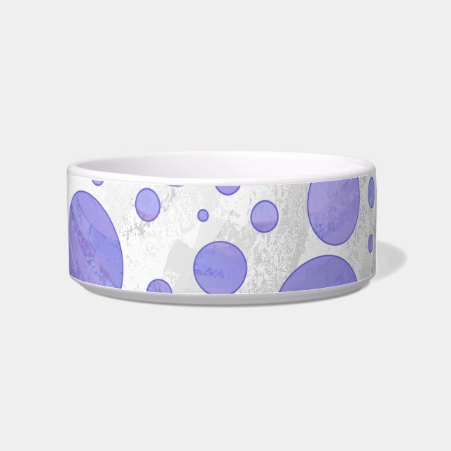Écuelle Point Polka Soleil Violet (Droite)