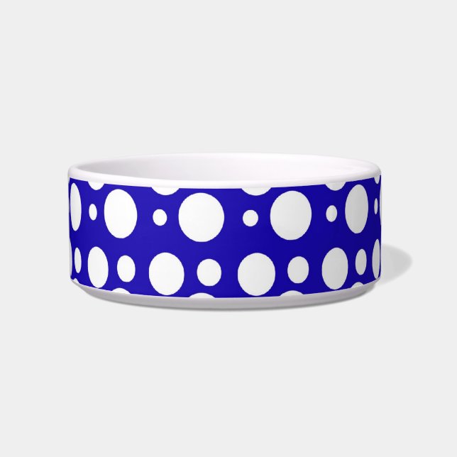Écuelle pois bleu (Devant)