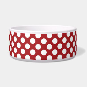 Écuelle Pois rouges, Motif à points polka, points, pointil
