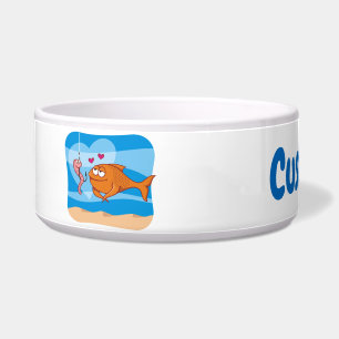 Écuelle Poisson et appât dans Love Bowl