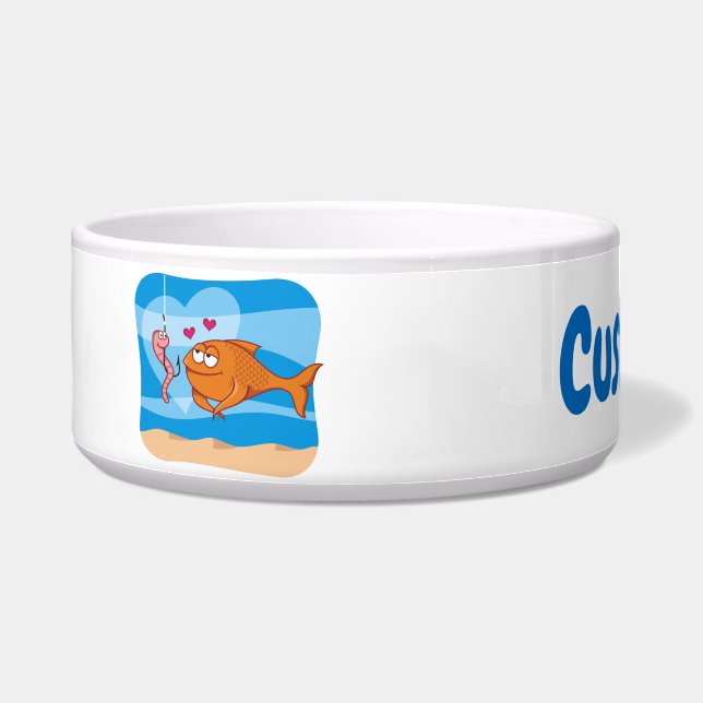 Écuelle Poisson et appât dans Love Bowl (Gauche)