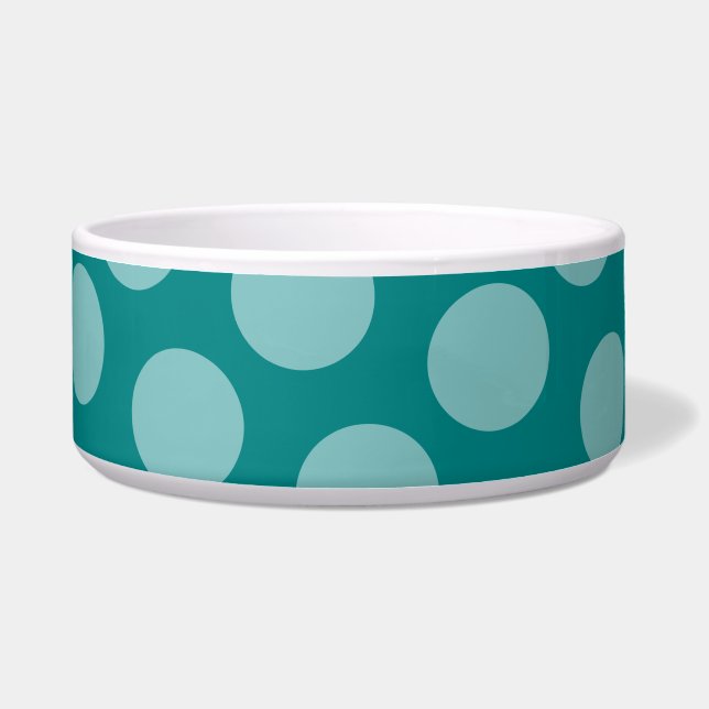 Écuelle Polka Dot Motif pour animaux domestiques (Devant)