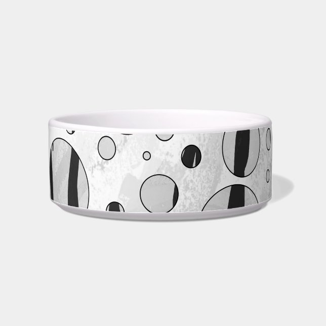 Écuelle Polka Dot Tiger noir et blanc (Droite)