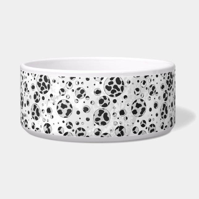 Écuelle Polka en Dalmatie noir et blanc (Droite)
