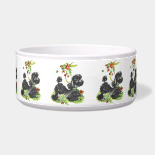 Écuelle Poodé vintage Puppy Art Perky