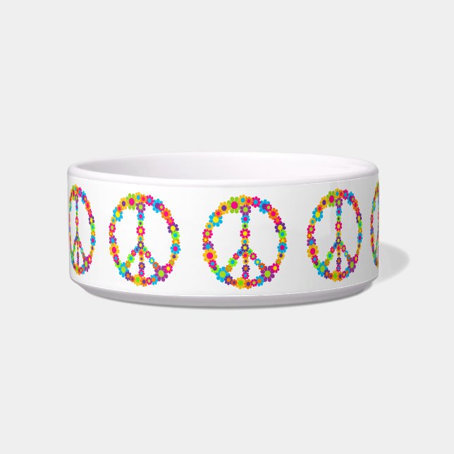 Écuelle Pop Flower Power Peace (Gauche)
