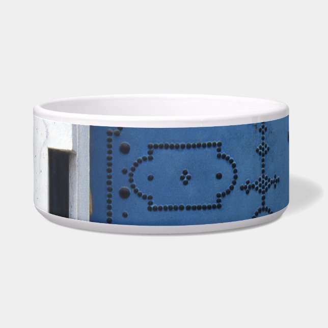 Écuelle Porte bleue céramique poêle Bowl (Gauche)