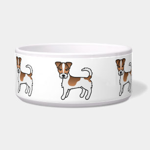 Écuelle Porte-manteau blanc et brun Jack Russell Terrier C