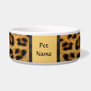 Écuelle Posh Pet Leopard Motif - Personnaliser