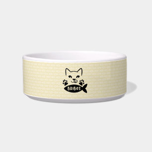 Écuelle Pots de Kitty personnalisés