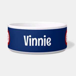 Écuelle Pour animal marin marine marine bleu bleu blanc