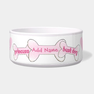 Écuelle Princesse customisée Best Dog Pet Bowl