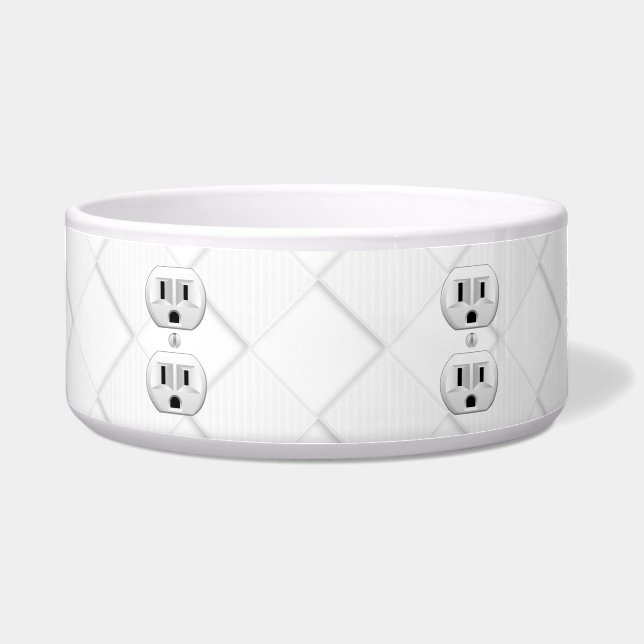 Écuelle Prise électrique murale personnaliser ceci (Devant)