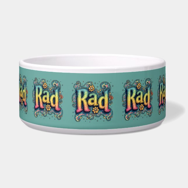 Écuelle Rad esthétique psychédélique groovy des années 70 (Devant)