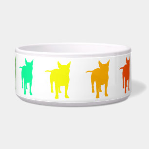 Écuelle Rainbow Bull Terrier Pet Bowl