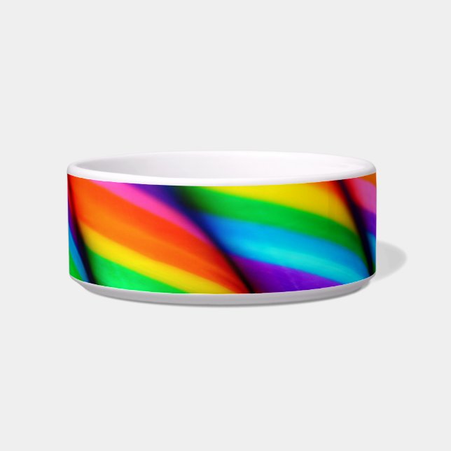 Écuelle Rainbow Candy Pet Bowl (Gauche)