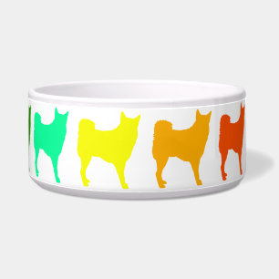 Écuelle Rainbow Samoyed Pet Bowl