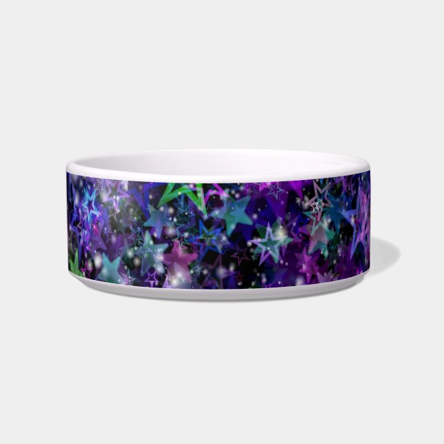 Écuelle rainbow stars chat bol de nourriture (Devant)