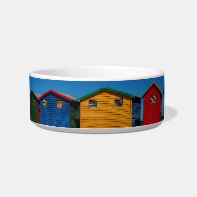 Écuelle Rangée de cases de plage aux couleurs vives (Gauche)
